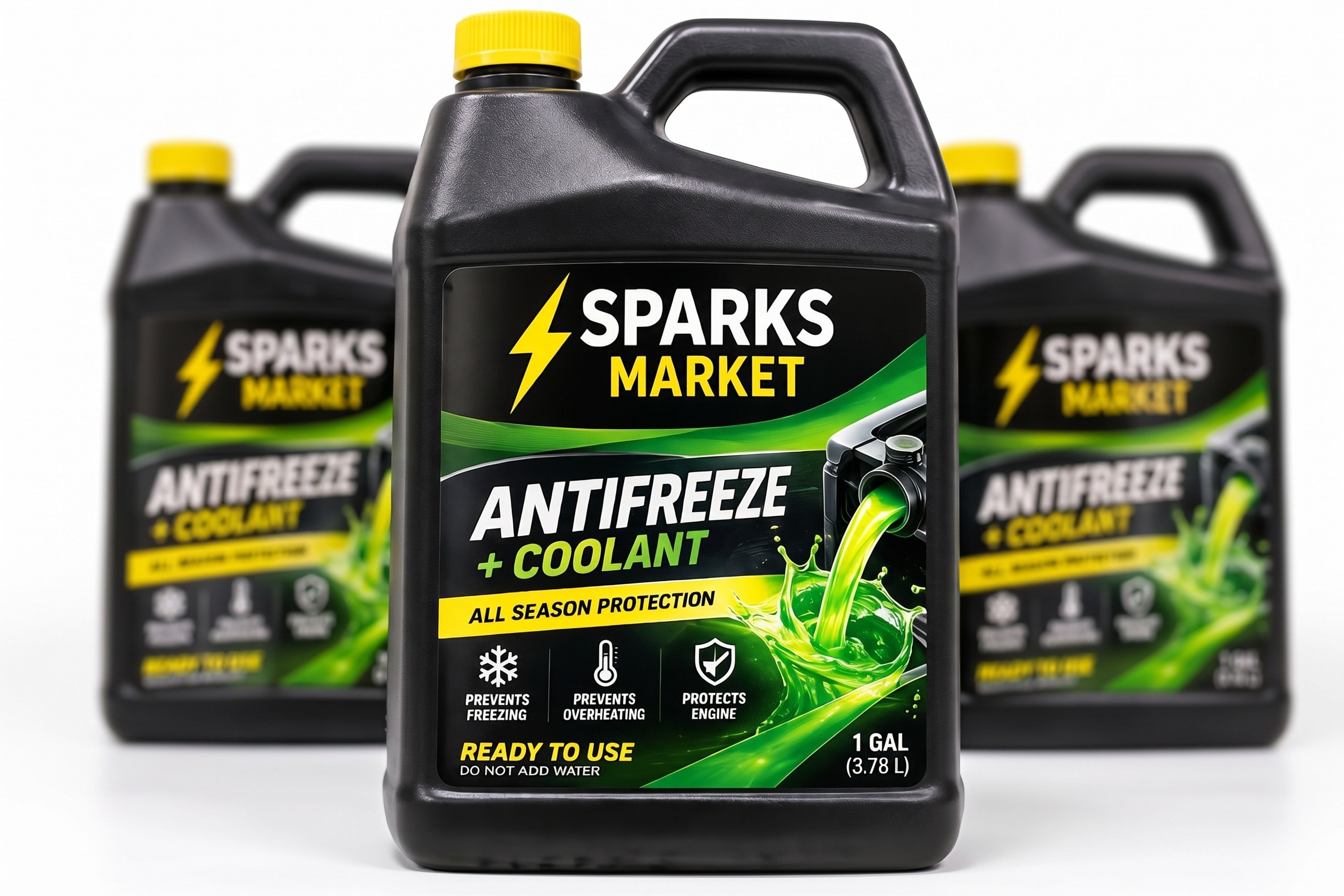 Antifreeze + Coolant, ready to use, 1 gal